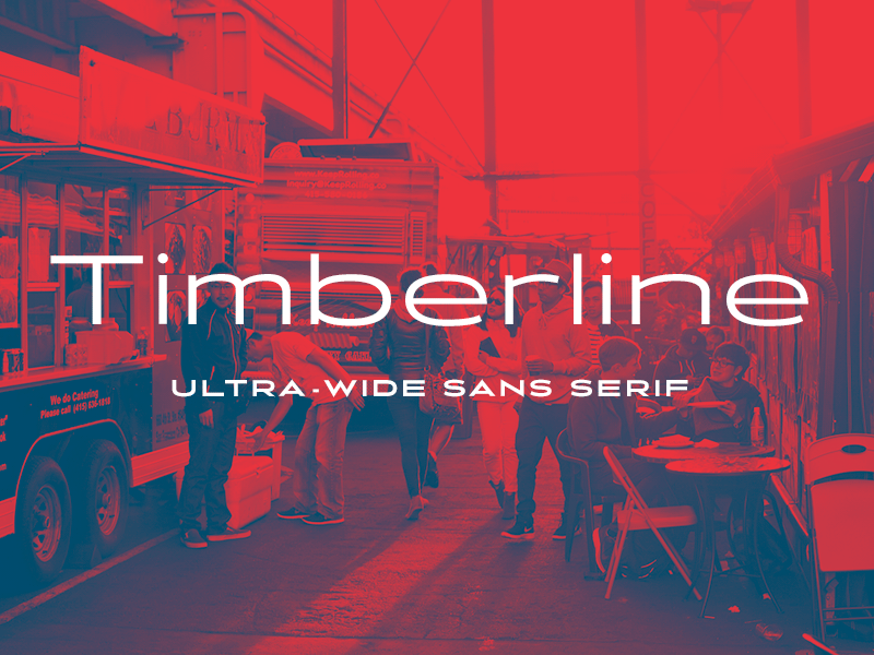 ATC Timberline alex sheyn avondale type co. custom font design details extended font gif ligatures timberline typography wide