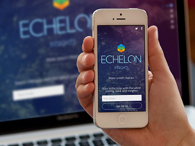 Echelon goes mobile 1 pager analytics data mobile poll responsive site space web