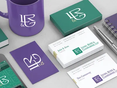 LR&G Business Cards / Branding branding business cards firm g grajon l law r