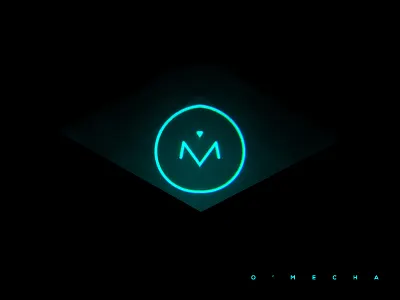 O'mecha branding graphic design logo