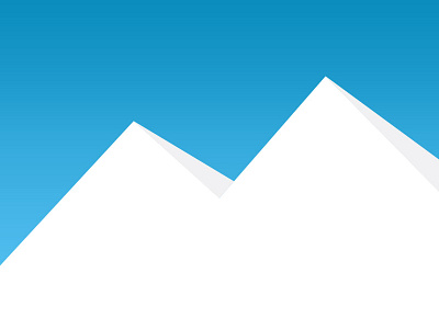 Mountains flat minimal