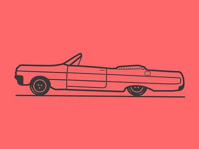 Lowrider black car design illustration low lowrider red rider