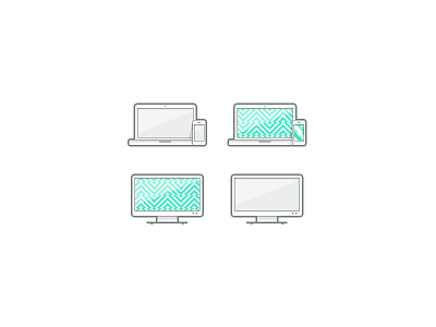 icons icon laptop mobile tv