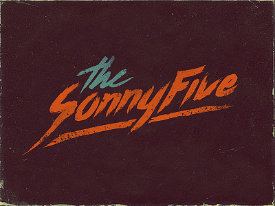 TSF|Logo concept 80s 90s brand brush comic horror logo shirt