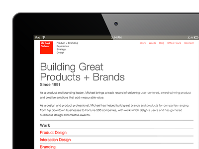 calleia.com portfolio site relaunch clean design helvetica italian modern minimalist portfolio site swiss website