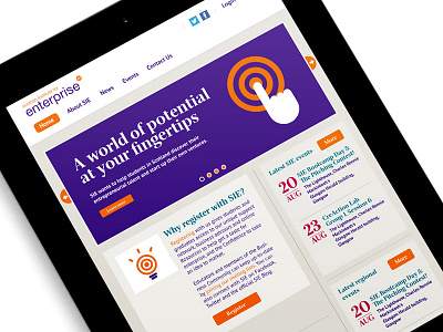 Scottish Institute for Enterprise (SIE) rwd ui deisign