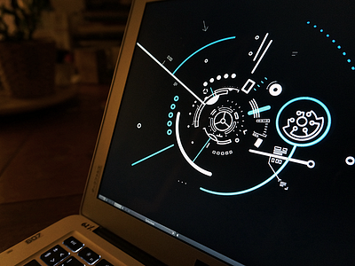 M-a.R–Ш(N1°-3x).2 abstract crosshair cyberpunk hud photo radar schema sci fi scope system ux vector