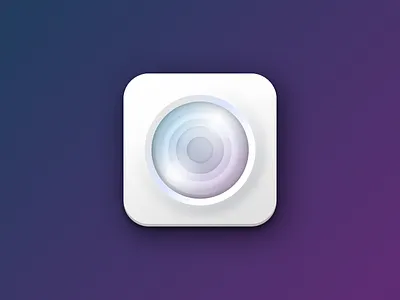 Camera Lens Icon camera icon ios7 iphone lens sketch