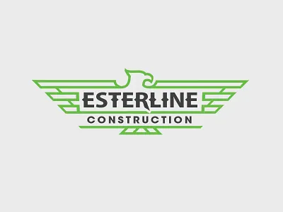 Construction badge bird brand identity branding eagle hawk identity lettering logo logo design retro tampa tampa bay wings