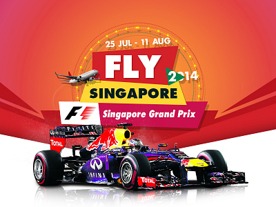 F1 car race changi f1 singapore