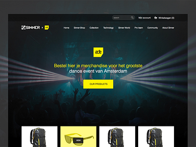 ADE Shop clean magento shop ui ux