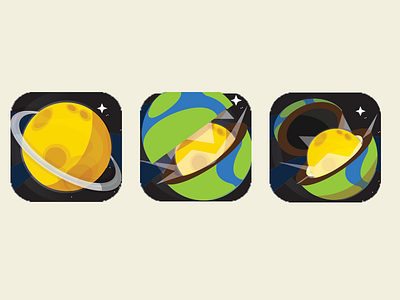 Space game icon research ios quest space wip