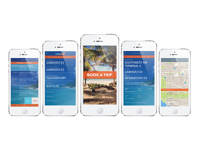 AirFasttickets - Iphone App Design advertising airfasttickets app banners blue campaign concept design ios iphone mobile travel