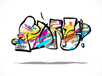 KONTE! graffiti konte street throwup