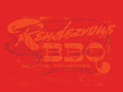 Rendezvous apparel barbecue bbq memphis ribs shirt tennessee tn