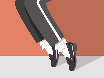 Michael Jackson toe stand flat illustration jackson king michael mj moon pop shoes socks walk