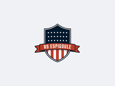 AS Espigoule ball blason fanion foot football label logo soccer sport stars team