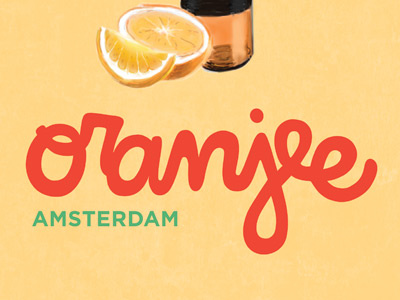 Oranjee part dos jocelynshaver lettering oranjee
