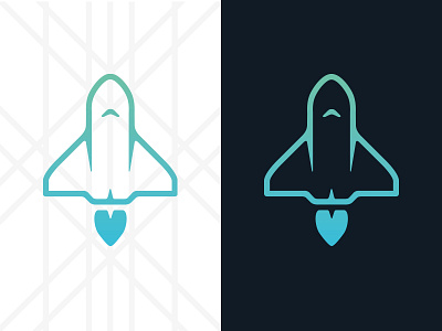 Space Shuttle app concept flat icon illustration iphone rocket shuttle space