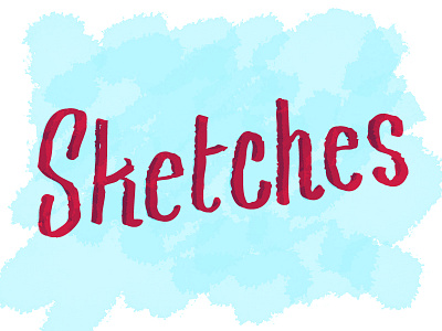 Sketchy Lettering brush lettering sketchy tablet