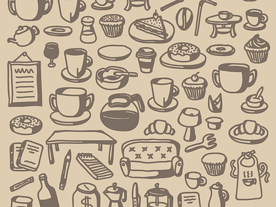 Coffee Shop cafe coffee coffeeshop digital icon icon set shop vector