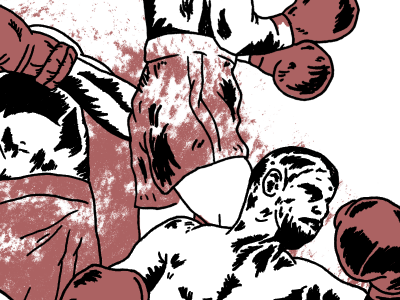 Boxing apparel band boxers boxing design illustration texture