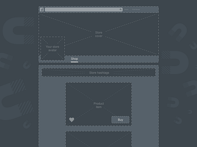 Facebook app x-Ray ui ux