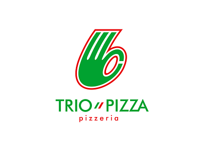 Trio Pizza logo concept food food design identity logo pizza