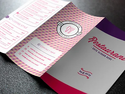 Design Food Menu 2 bar design drink elegant food graphic graphicriver illustrator luuqas menu restaurant template