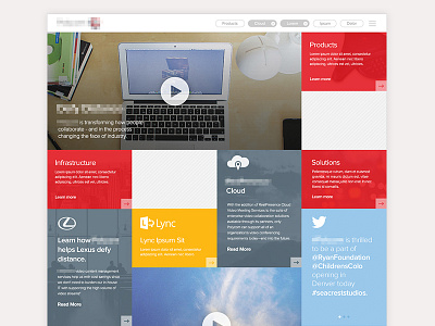 LP ideas home page landing page tech web design