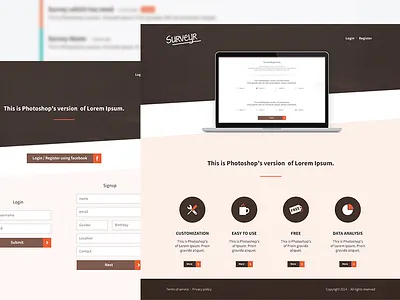 Surveyr - Web App application eliyas survey surveyr web