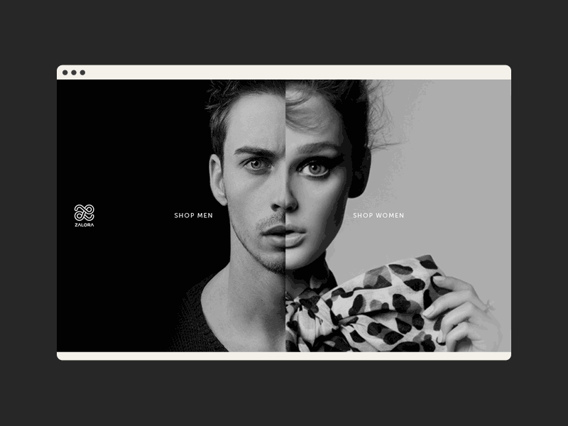 Zalora Web design Sneak Peak animation art direction cool website fashion lifestyle gif motion graphics rahul ui design ux design web design zalora