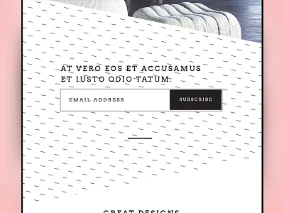 Dfy Studio black and white email field fashion field form interior design newsletter pattern subscribe