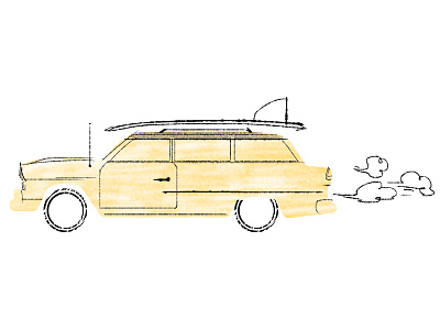 WIP Vintage Vehicle illustrator photoshop vehicle vintage