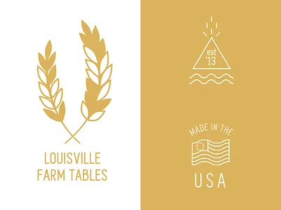 LFT branding branding flag illustration logo triangle wheat wood