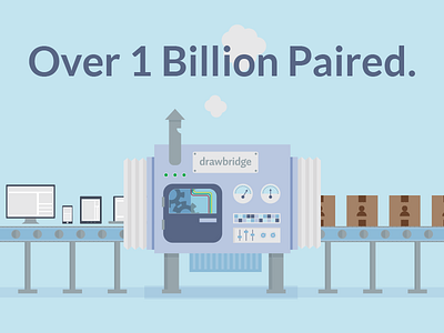 Drawbridge Pairing Machine drawbridge illustration machine vector