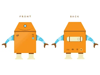 Novabot 2.0 concept digital illustration future jetpack plasma promotional piece robot