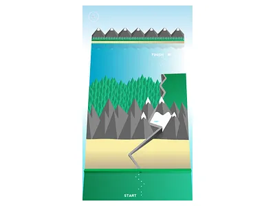 Birdseye View game ios isometric map mobile mountains native