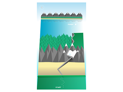 Birdseye View game ios isometric map mobile mountains native