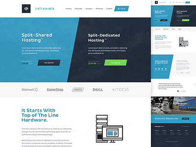 Crucial Hosting branding flat focus lab hosting icons marketing web design website