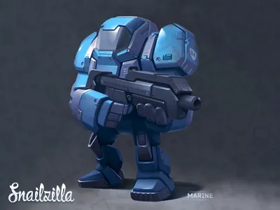 Marine art character game