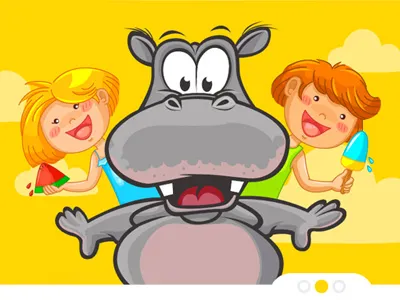 Happy Time applemint center fun games happy kids leisure lush time yellow