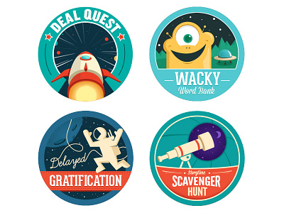 Launchpad Activities 9 through 12 activities badges children launchpad logos rocket space stickers