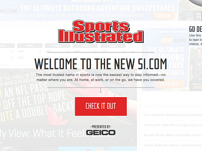 Welcome to the new responsive sports