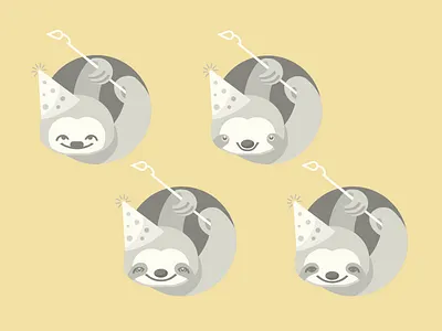 Slothish Sloth app face illustration picture profile sloth startup ui yplan