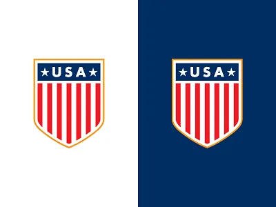 Classic USA badge soccer usa