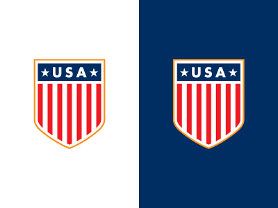 Classic USA badge soccer usa