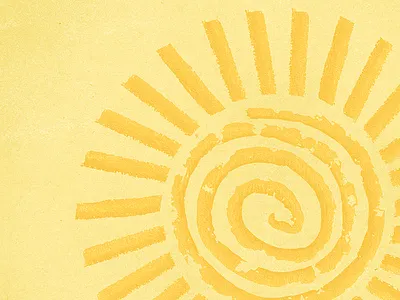 Primitive Sun WIP 2 bright illustration minimal nature sun vector warm