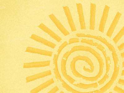 Primitive Sun WIP 2 bright illustration minimal nature sun vector warm