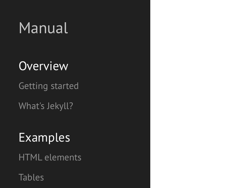 Manual by Mark Otto on Dribbble